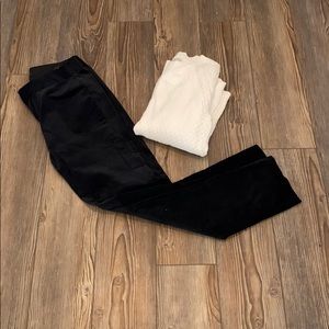 Loft velvet pants